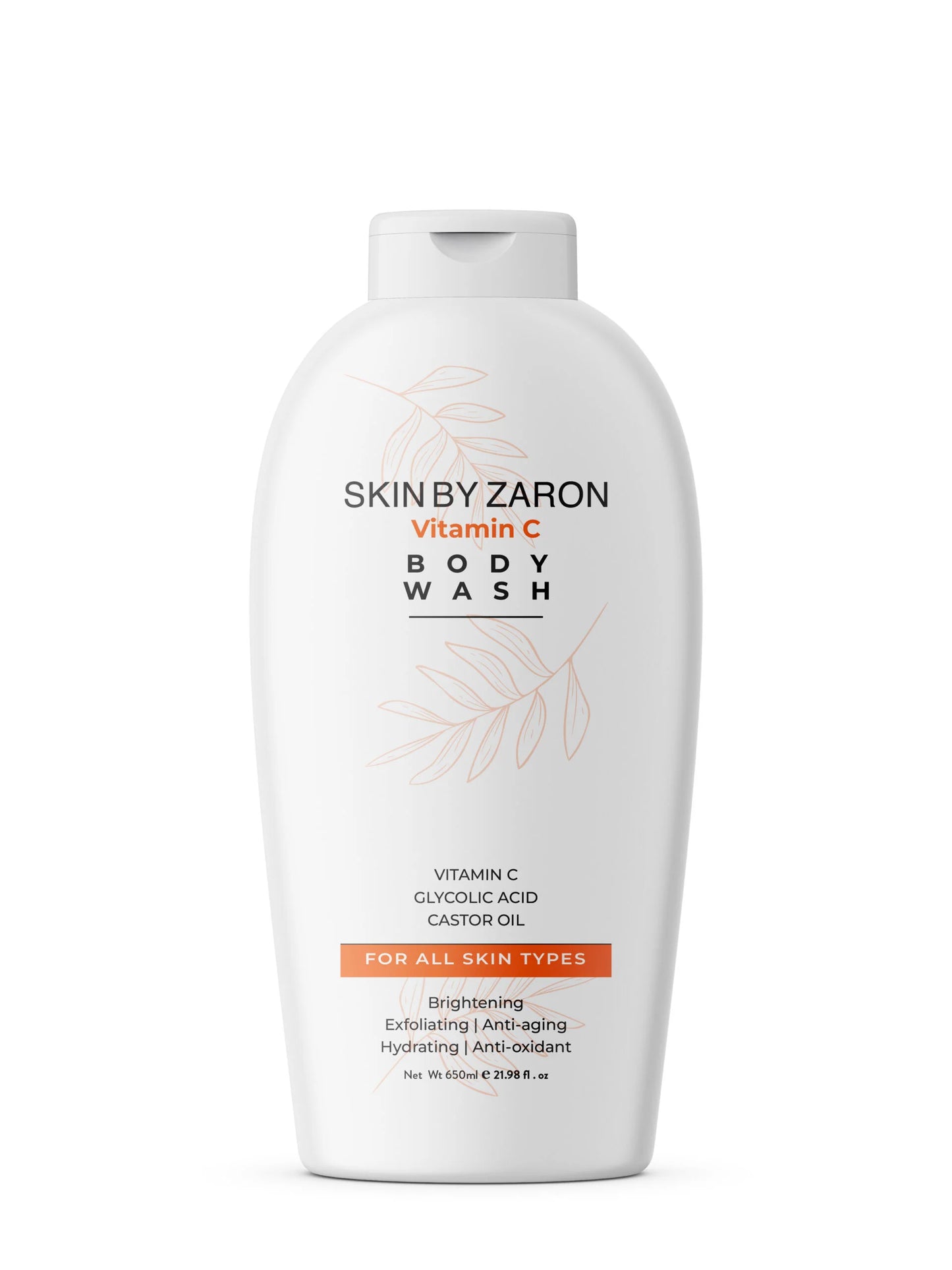 Skin by Zaron Vitamin C Brightening and Moisturizing Body Lotion + Body Wash