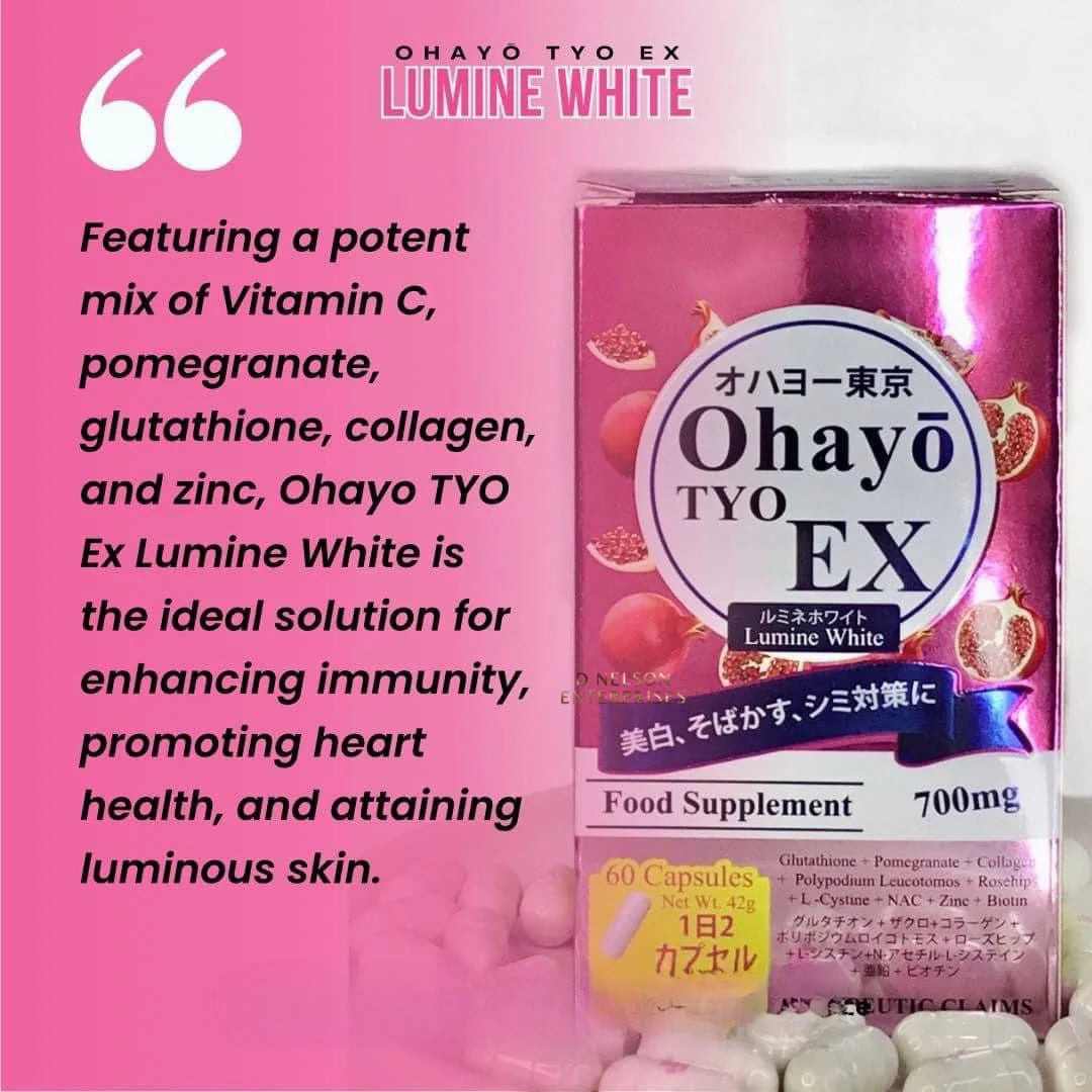 Ohayo TYO EX Lumine White Glutathione 700mg