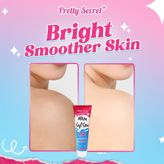 Milky Soft Skin Whitening 2in1 Shower Scrub