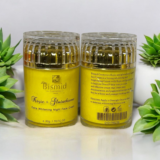 Bismid Kojic + Glutathione Extra Whitening Night Face cream