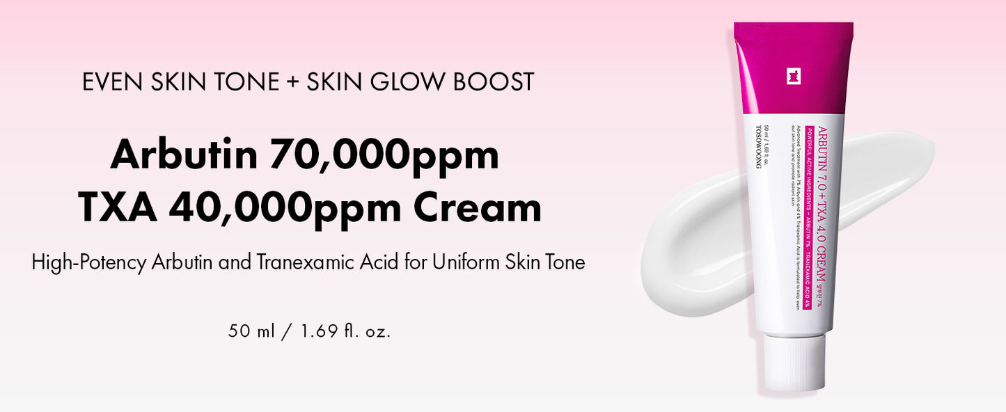 Arbutin 7% + Tranexamic Acid 4% Cream