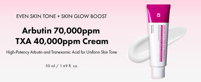 Arbutin 7% + Tranexamic Acid 4% Cream