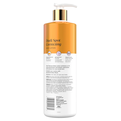 Olay Dark Spot Correcting Body Lotion with AHA, Vitamin C and Niacinamide