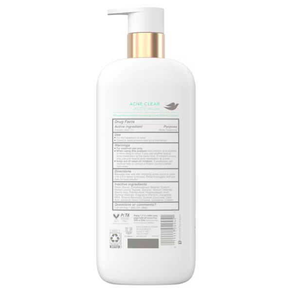 Acne Clear Serum Body Wash with clearing Salicylic Acid