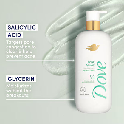 Acne Clear Serum Body Wash with clearing Salicylic Acid