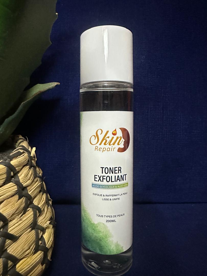 Toner Exfoliant Acide Glycolique et Aloe Vera