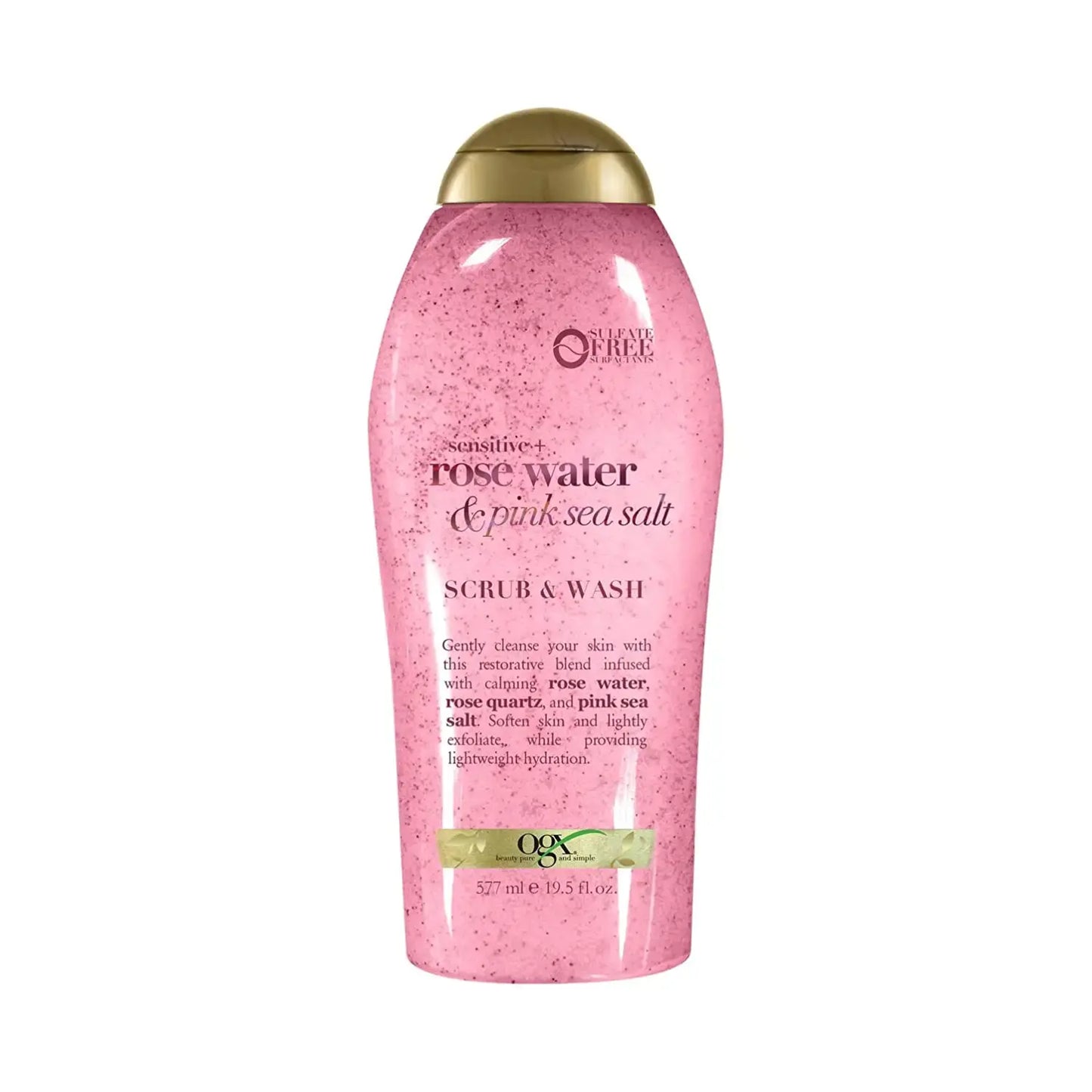 Sensitive + Rose Water & Pink Sea Salt Scrub & Wash