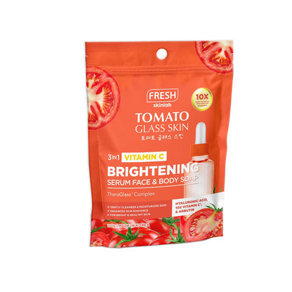 Tomato Glass Skin 3 in 1 Vitamin C Brightening Serum Face & Body Soap