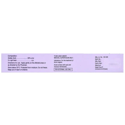 Ezanic Azelaic Acid 20% Gel