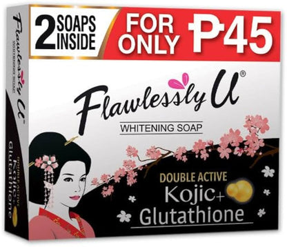 2in1 Double Active Kojic Glutathione Whitening Soap