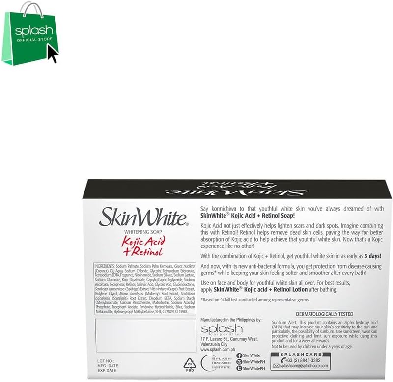 Kojic Acid + Retinol whitening soap