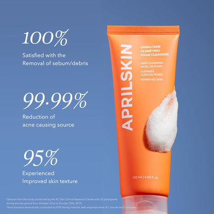 Carrotene Clarifying Foam Cleanser