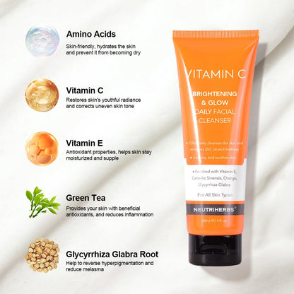 Vitamin C Brightening & Glow Daily Facial Cleanser