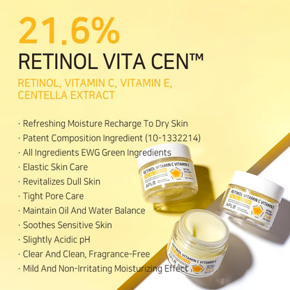 Retinol Vitamin C Vitamin E Facial Cream