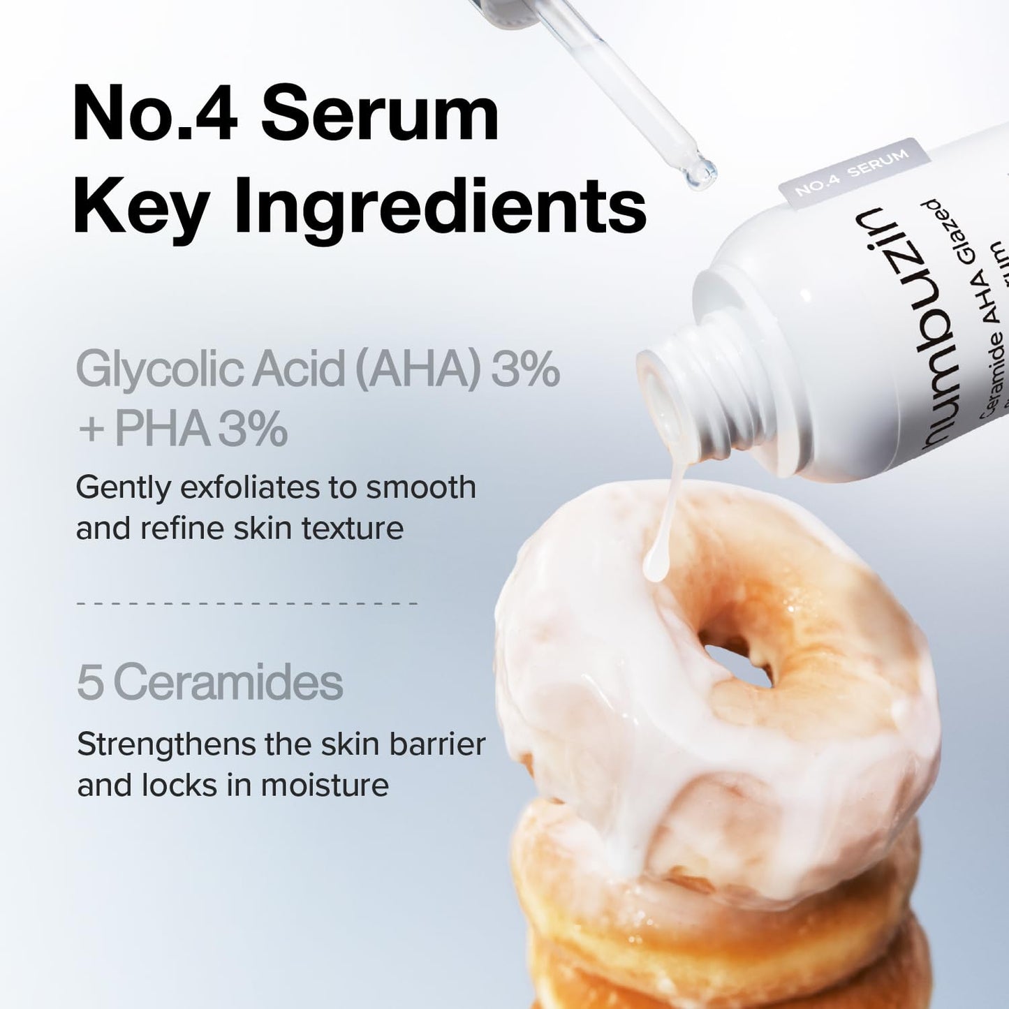 No.4 Ceramide AHA Glazed Skin Prep Serum