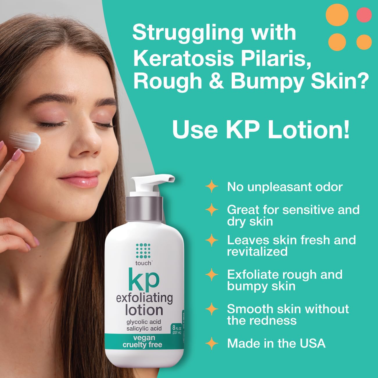 KP exfoliating lotion