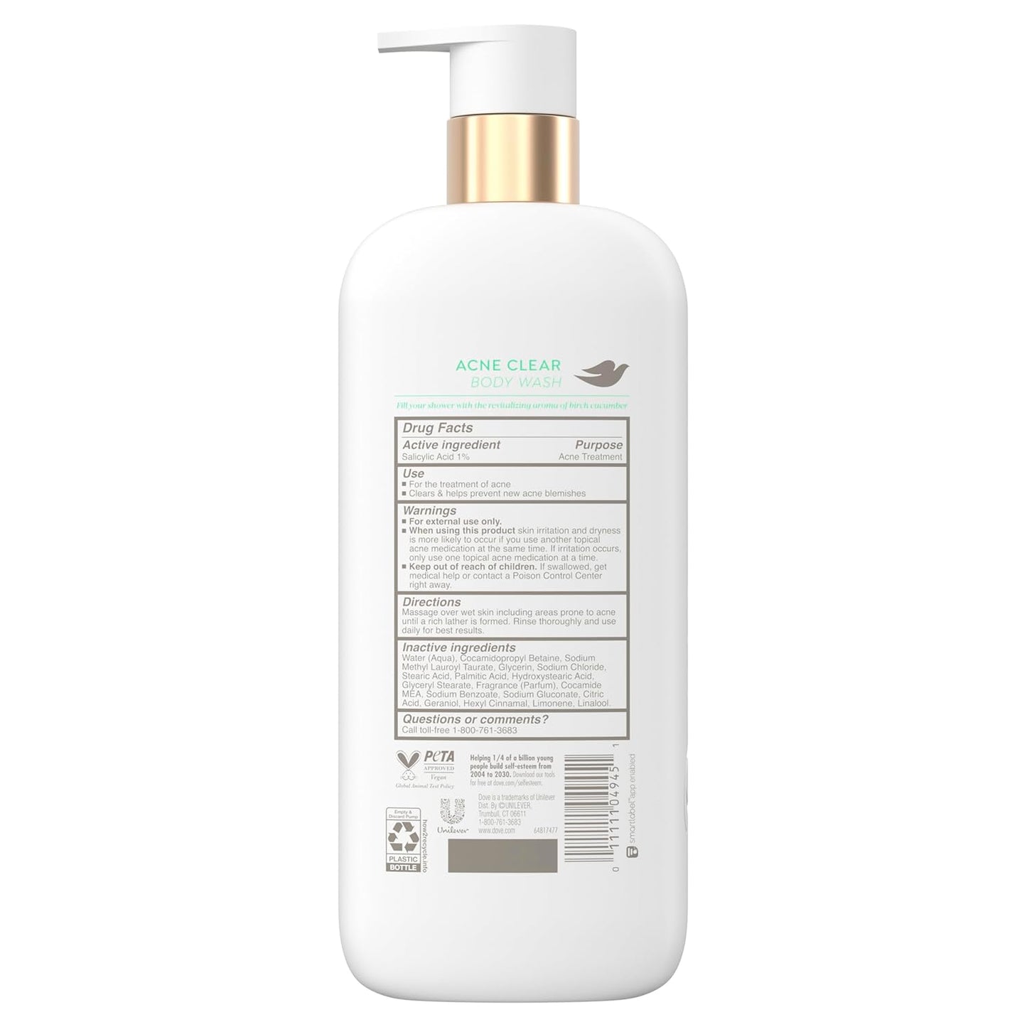 Acne Clear Serum Body Wash with clearing Salicylic Acid