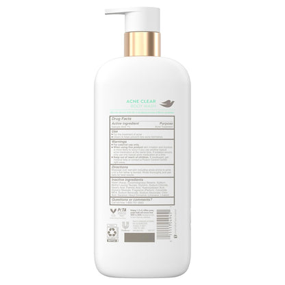 Acne Clear Serum Body Wash with clearing Salicylic Acid