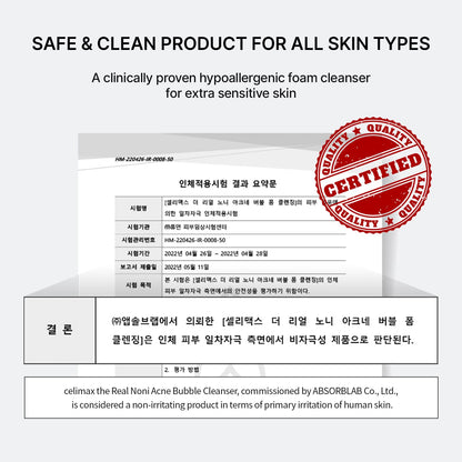 The Real Noni Acne Bubble Cleanser