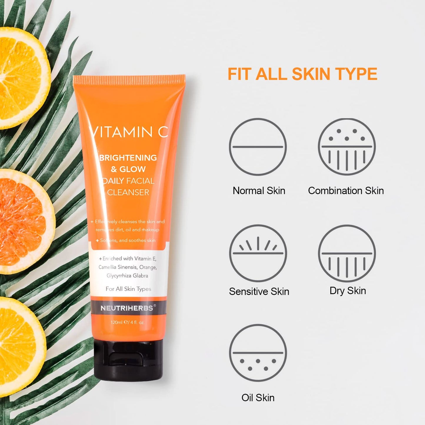 Vitamin C Brightening & Glow Daily Facial Cleanser