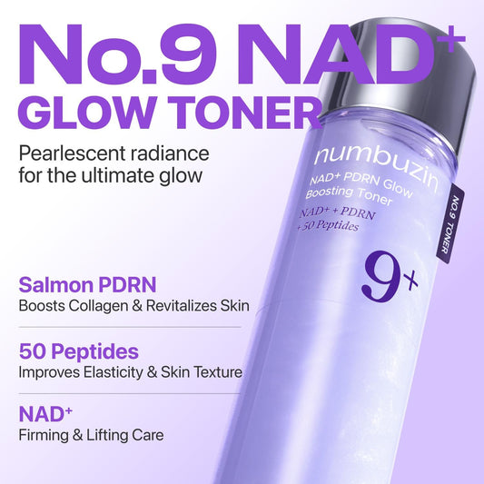 No.9 NAD+ PDRN Glow Boosting Toner