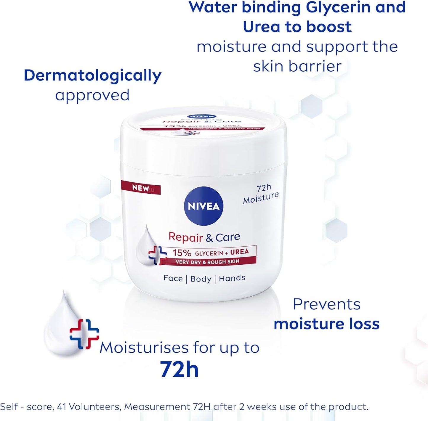 Crème Repair and Care 15% Glycérine + Urée