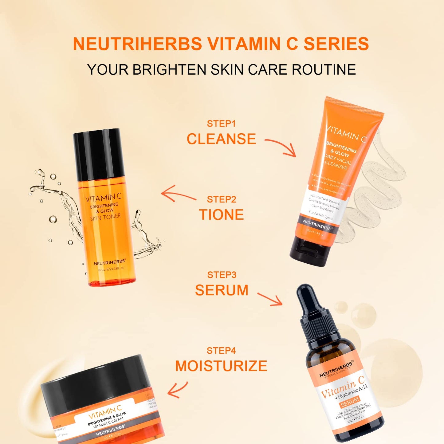 Vitamin C Brightening & Glow Daily Facial Cleanser