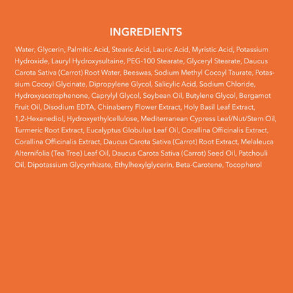 Carrotene Clarifying Foam Cleanser