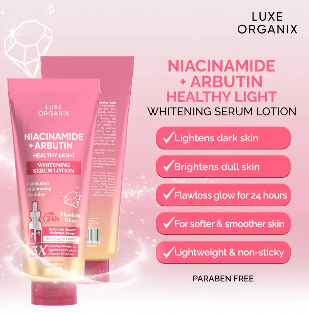 Niacinamide + Arbutin Healthy Light Whitening Serum Lotion
