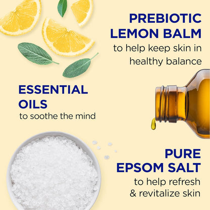 Dr Teal's Body Wash with Prebiotic Lemon Balm and Essential Oil Blend