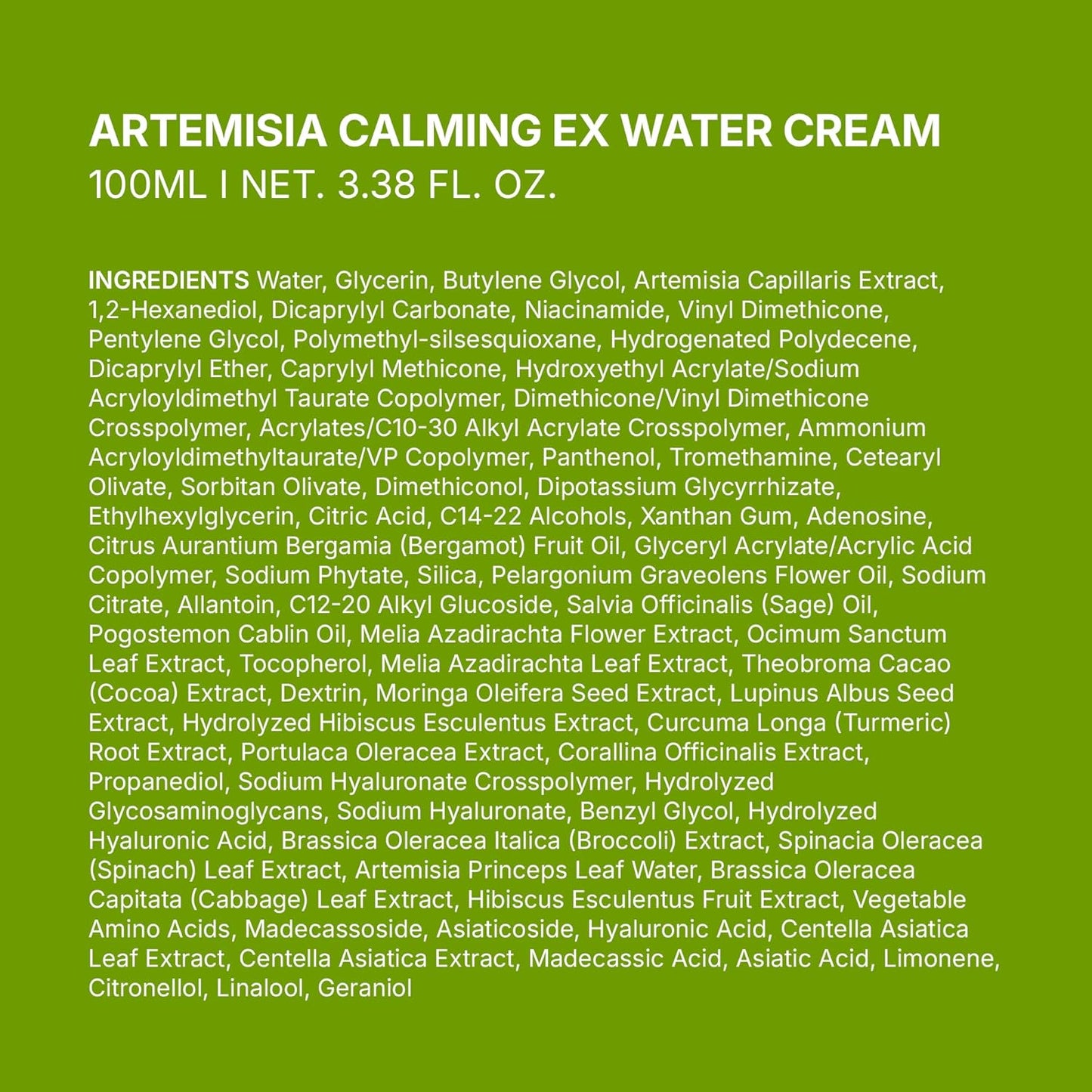 Artemisia Calming EX Water Cream