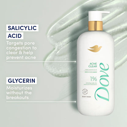 Acne Clear Serum Body Wash with clearing Salicylic Acid