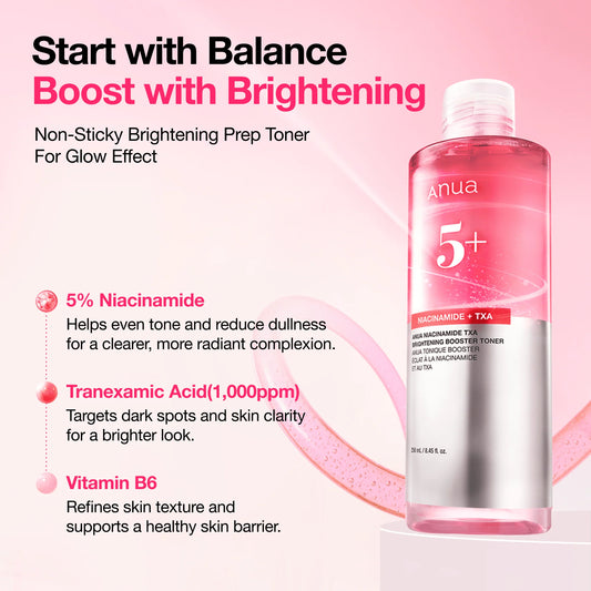Niacinamide & Acide Tranexamique – Toner Booster Éclat