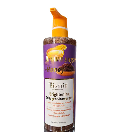 Brown Sugar + Honey Brightening Collagen Shower Bath Gel