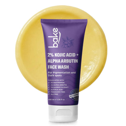 Kojic Acid + Alpha Arbutin Face wash