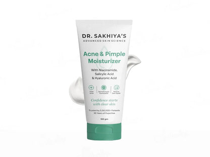 Dr. Sakhiya’s Acne & Pimple Moisturizer – Soin Hydratant Anti-Acné