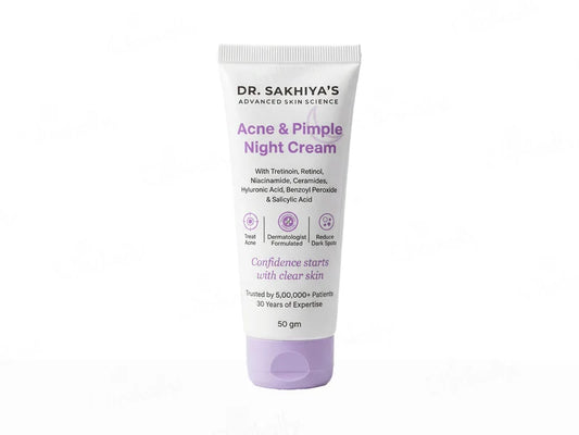 Dr. Sakhiya’s – Crème de Nuit Anti-Acné & Boutons