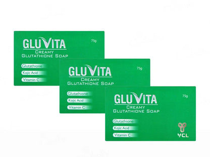 Gluvita Creamy Glutathione Soap – Savon éclat au glutathion