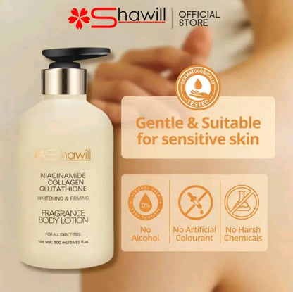 Niacinamide Collagen Glutathione Fragrance Body Lotion