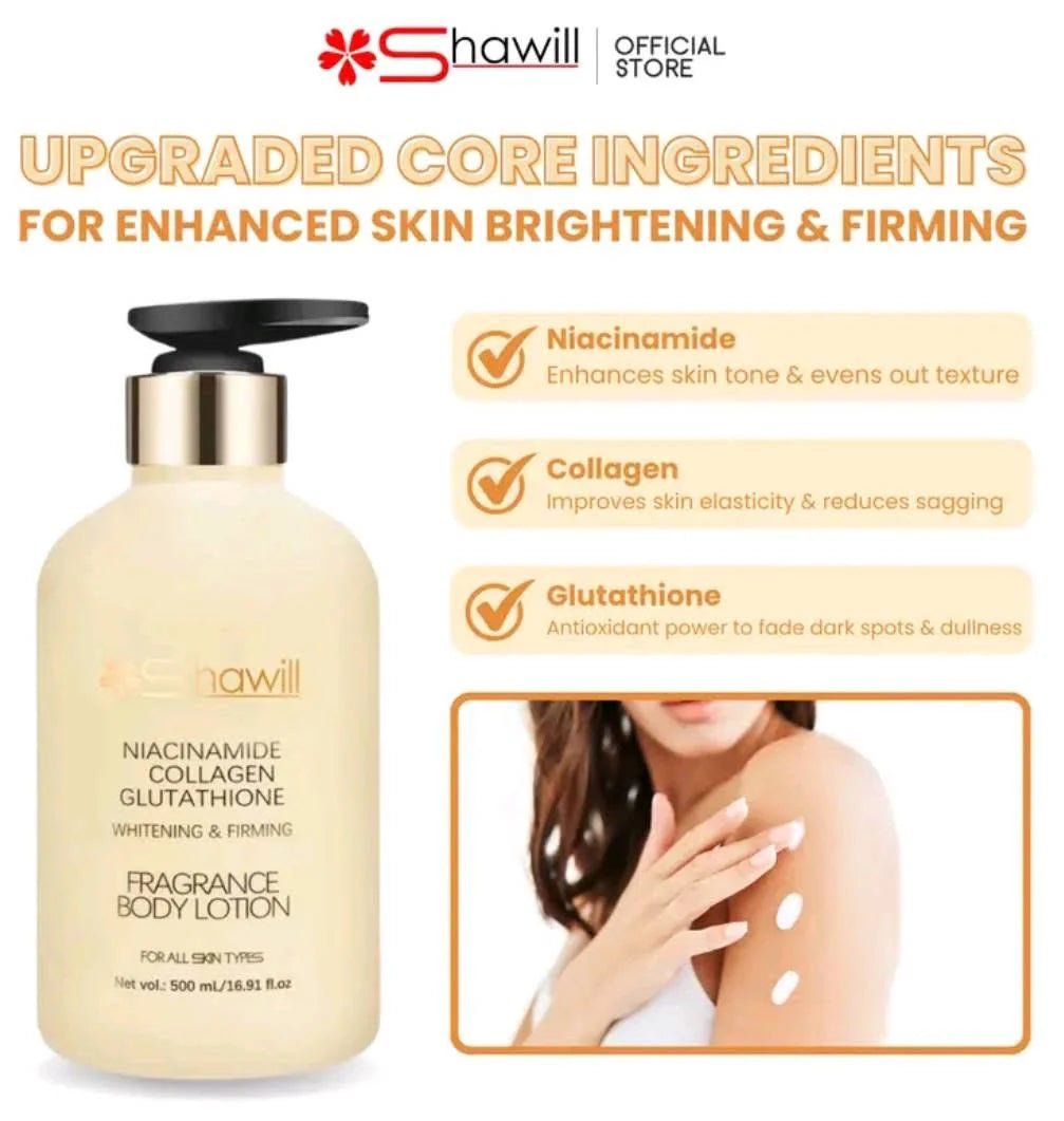 Niacinamide Collagen Glutathione Fragrance Body Lotion