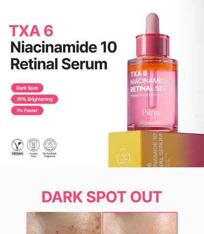 TXA 6 Niacinamide 10 Retinal Serum