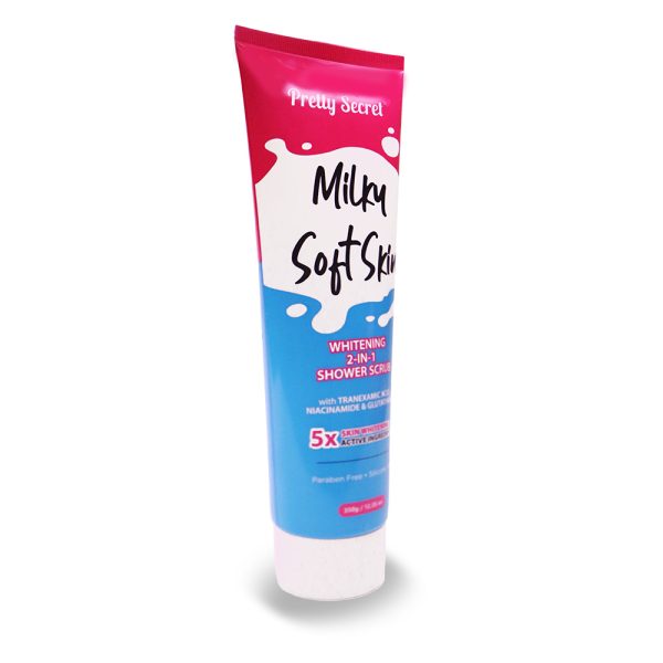 Milky Soft Skin Whitening 2in1 Shower Scrub