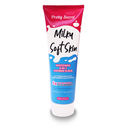 Milky Soft Skin Whitening 2in1 Shower Scrub