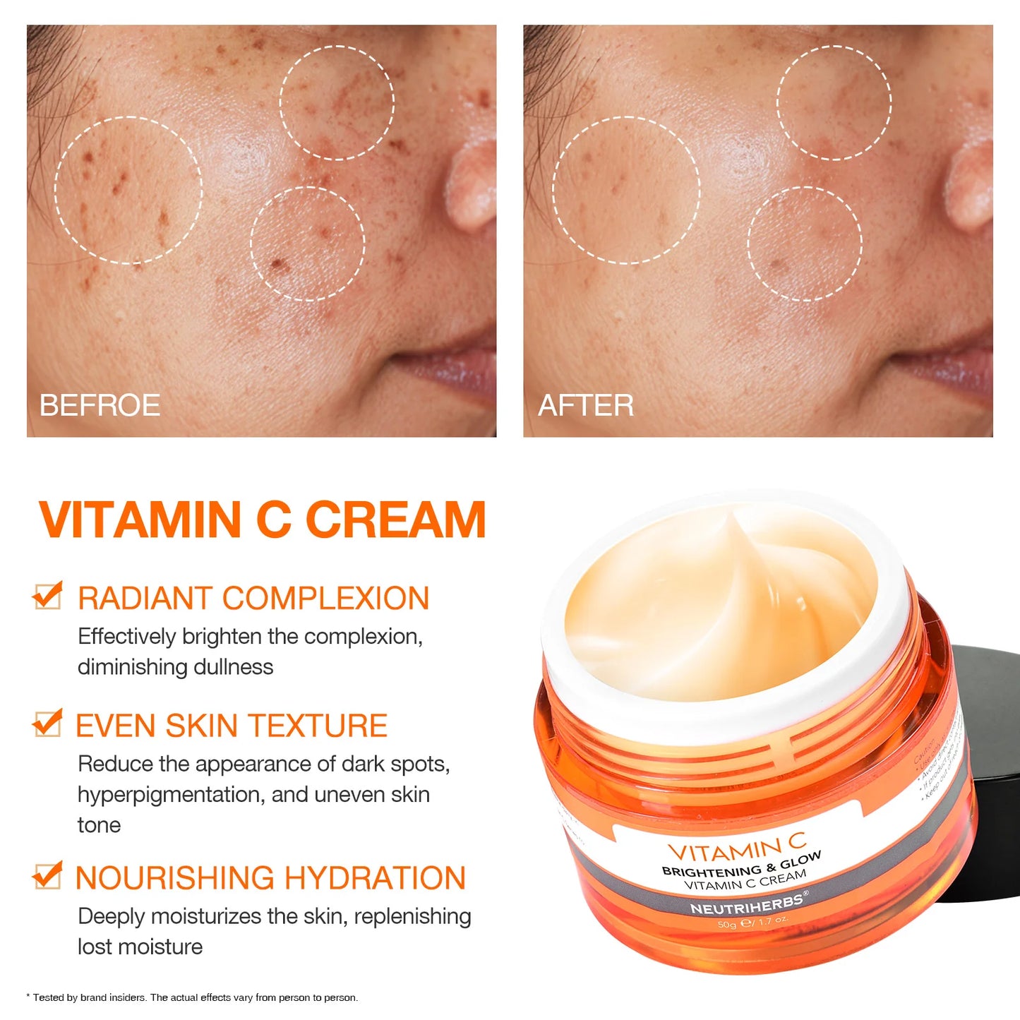 Brightening and Glow Vitamin C Cream
