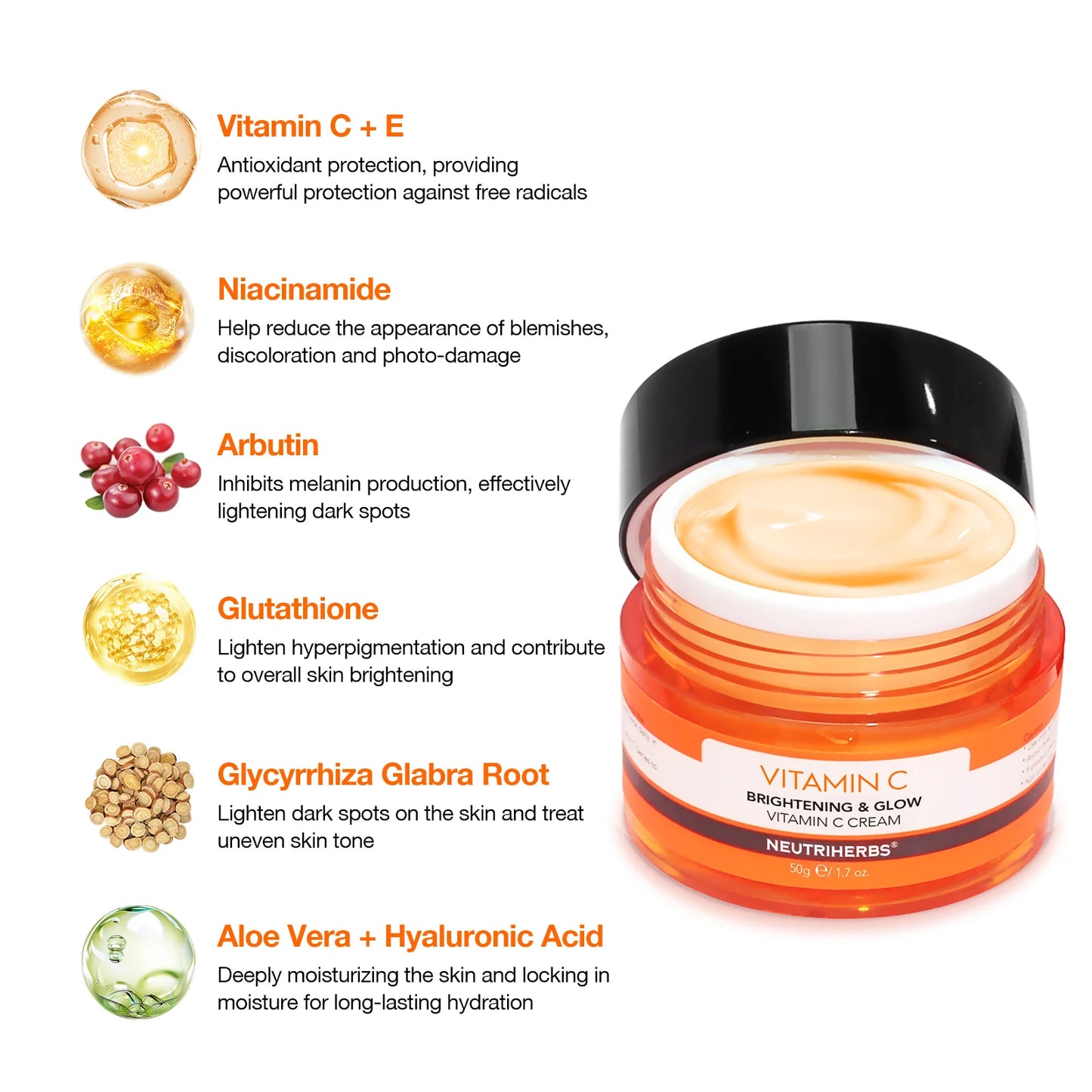 Brightening and Glow Vitamin C Cream