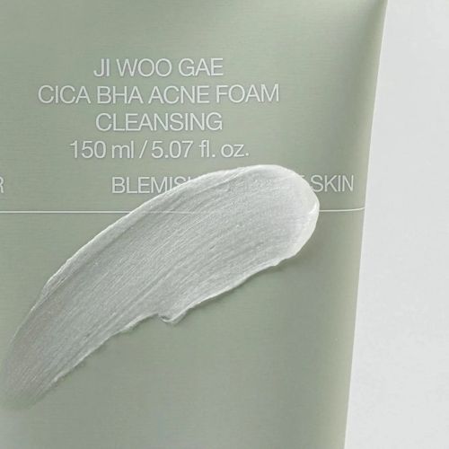 Ji Woo Gae Cica BHA Acne Foam Cleansin