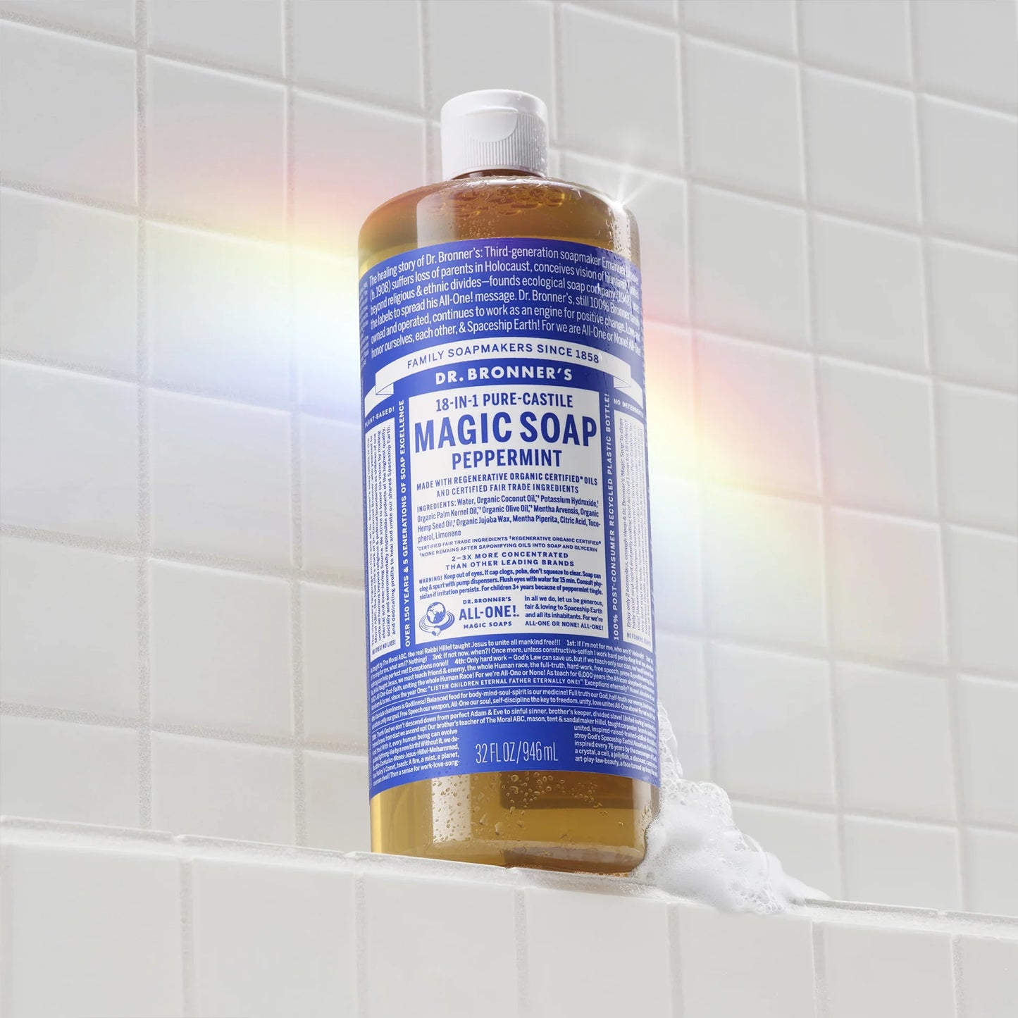 Peppermint Pure-Castile Magic Soap