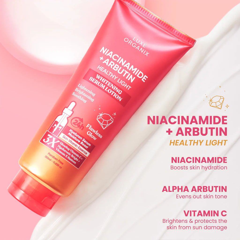 Niacinamide + Arbutin Healthy Light Whitening Serum Lotion