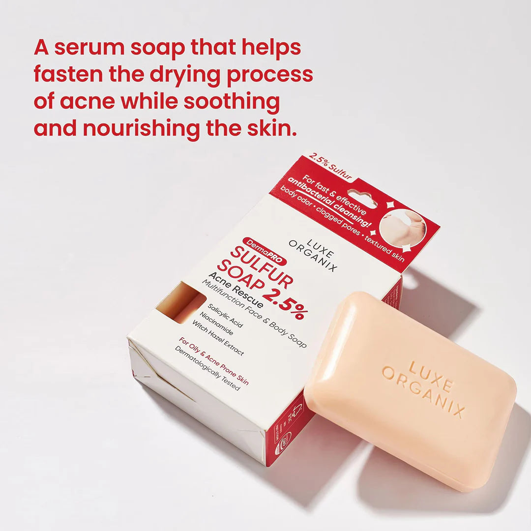 DermaPRO Sulfur Soap 2.5% Acne Rescue