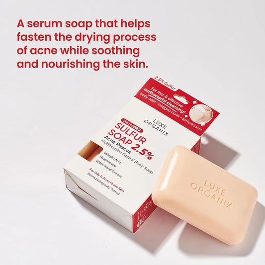 DermaPRO Sulfur Soap 2.5% Acne Rescue